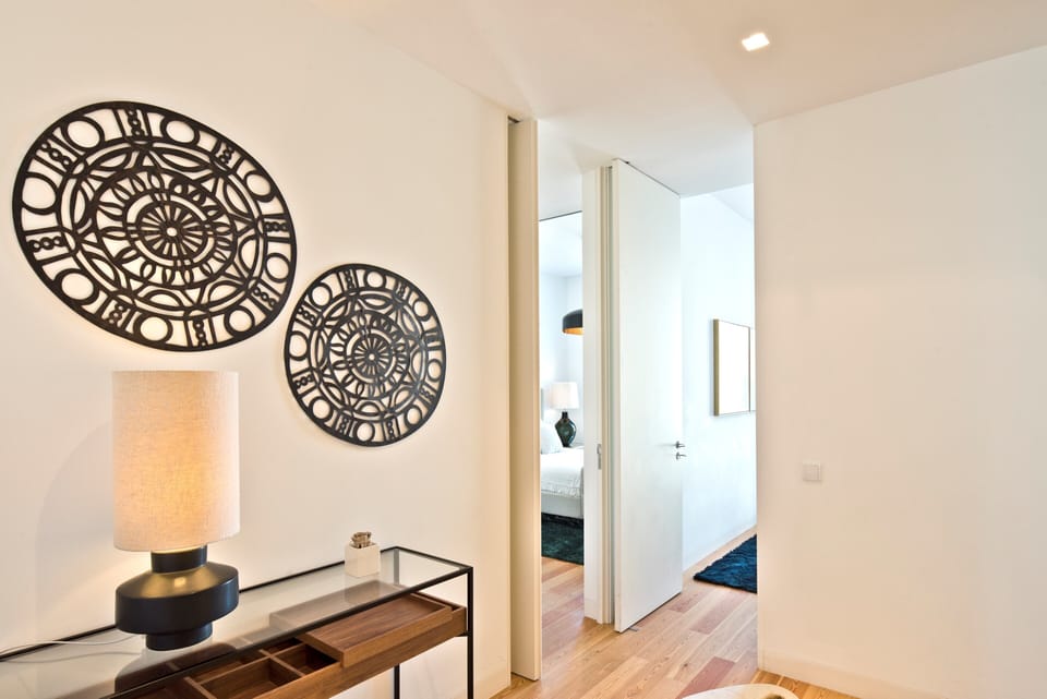 Entrance hall for the bedroom area
