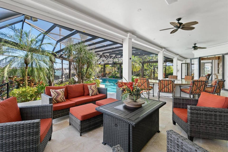 With an outdoor living space like this, you may rarely ever go inside.