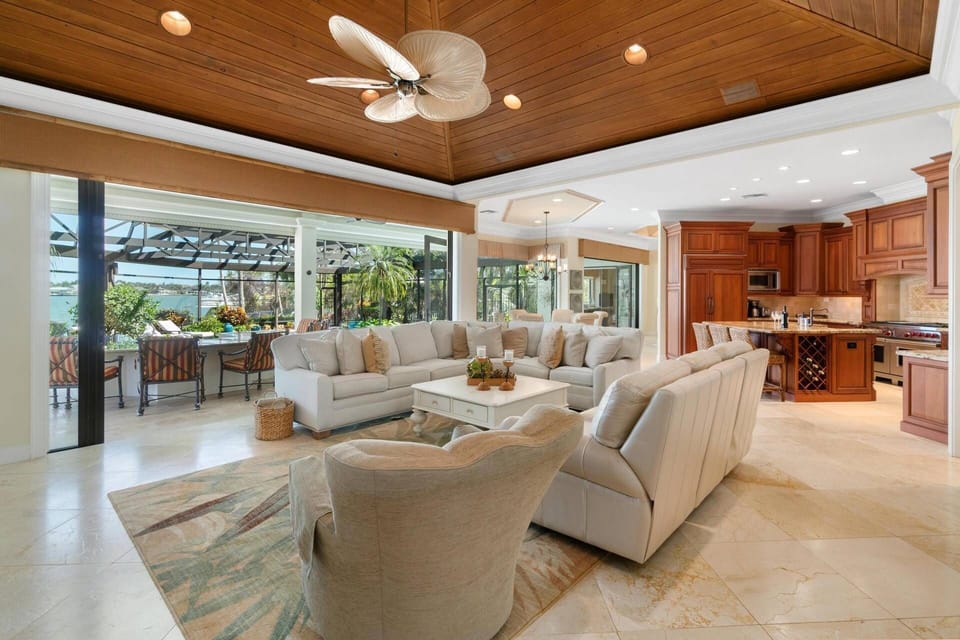 There's not a bad seat in - or outside of - the house.
