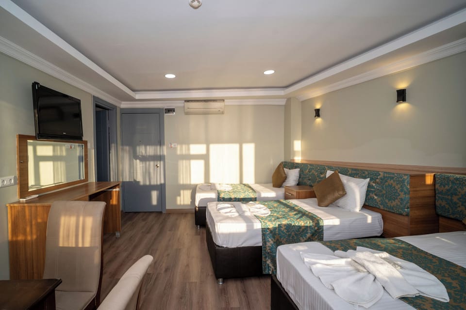 Standard Quadruple Room | In-room safe, soundproofing, iron/ironing board (on request)