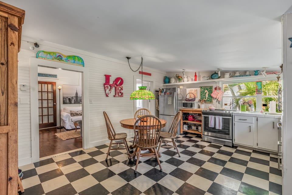 Light filled kitchen area