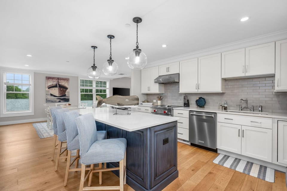 Luxury Kitchen with all high-end stainless appliances.