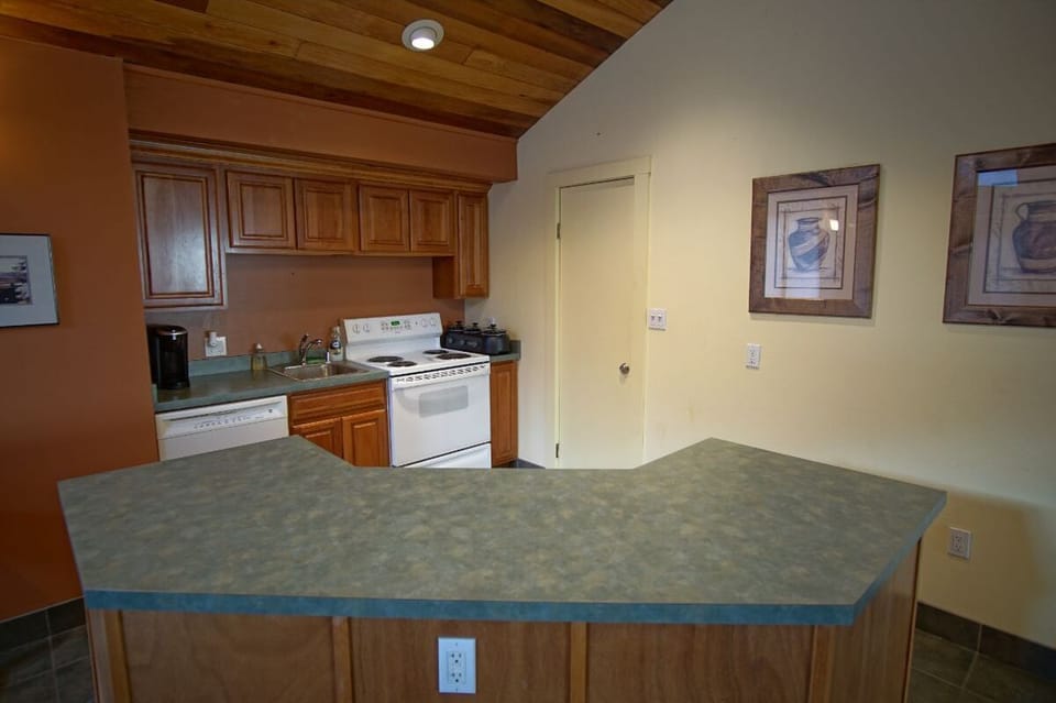 *** Clubhouse and amenities are unavailable for Summer 2026. Rates are reflective of these amenities not being available. ***

Clubhouse kitchen area