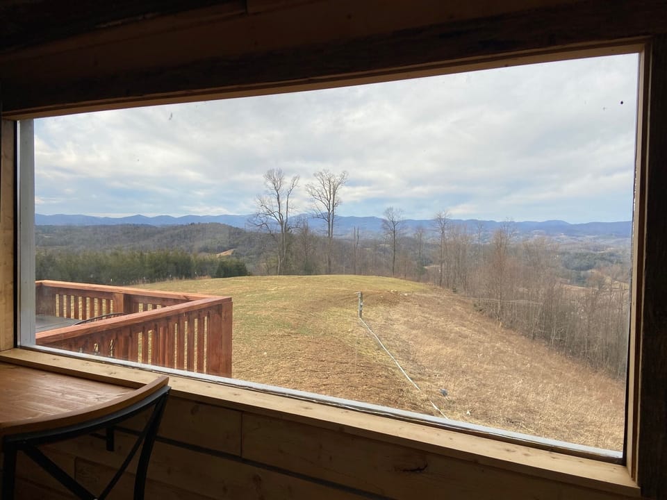 Massive, 84-inch window to enjoy the views even when inside
