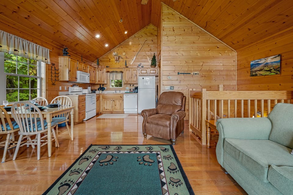 View as you walk through the front door..