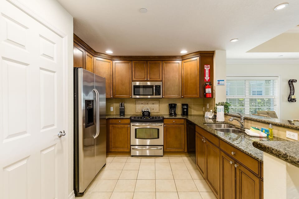 Plenty of space for preparing delicious meals