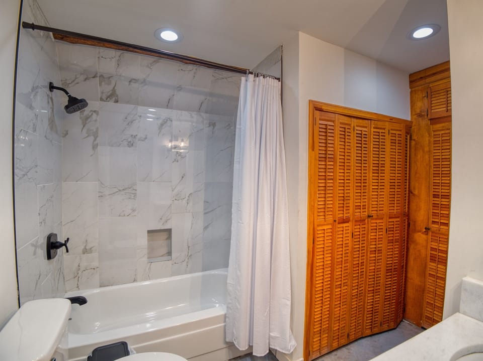 Cabin downstairs bath (in master)