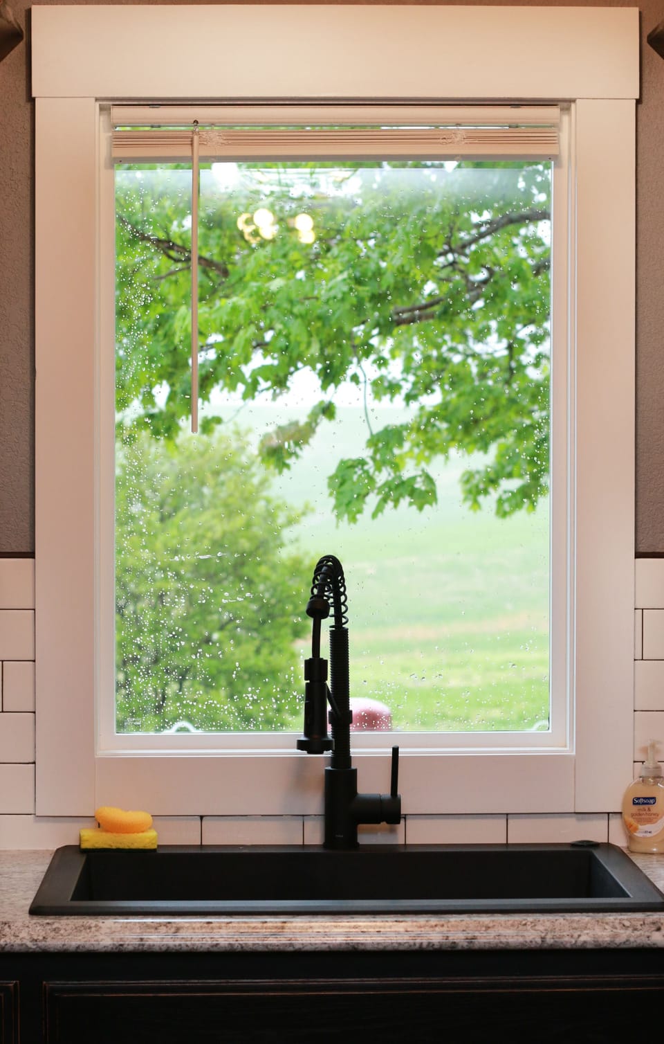 Kitchen window view