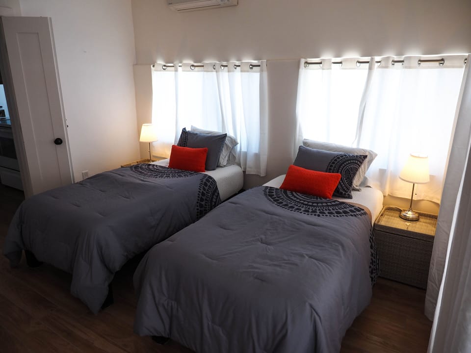 El Balcon bedding can be configured to two twin beds if the guest desires.