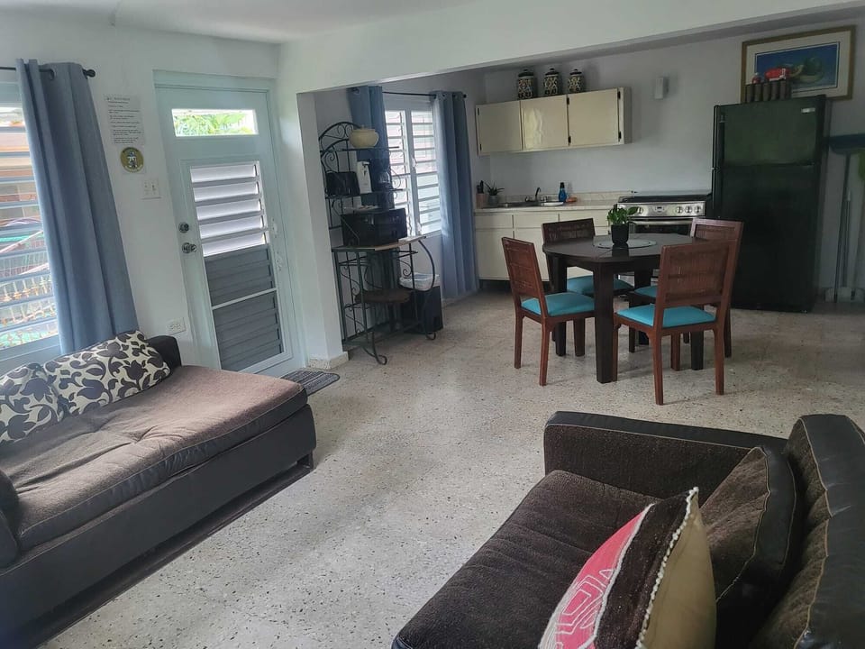 Open space of Living area and Kitchen. 