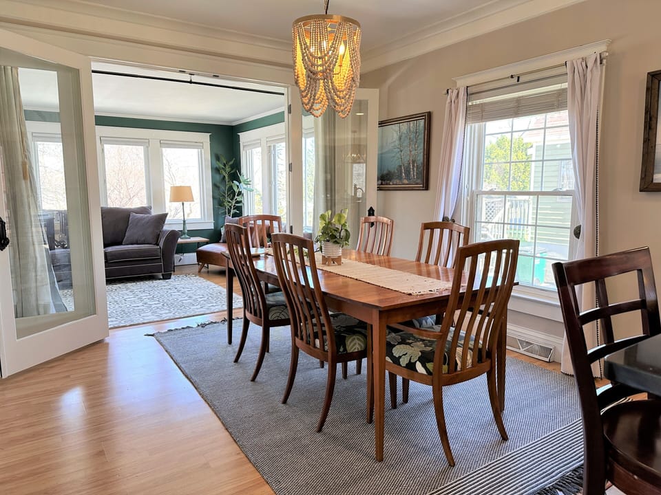 Enjoy dining in with friends and family in this spacious dining room