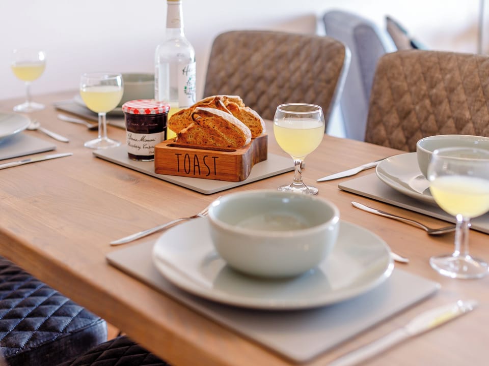 Attractive dining area | Fistral Waves - Ocean 1 Apartments, Newquay