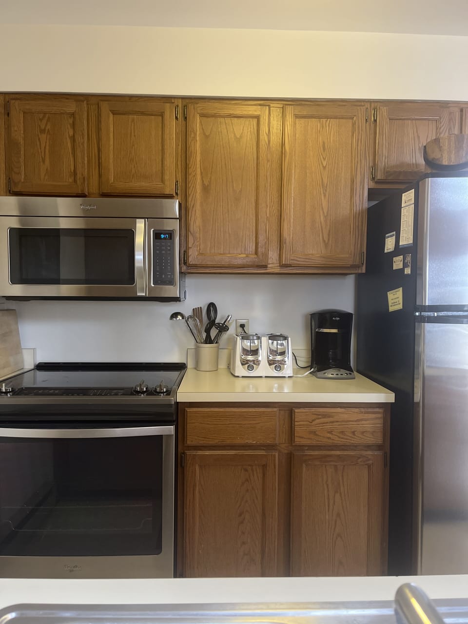 Kitchen from living room