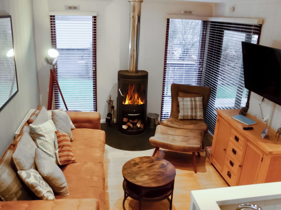 Living area | The Wooden Lodge, Upper Lye, near Presteigne