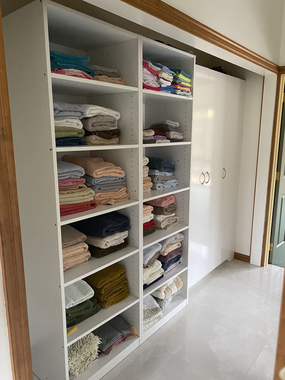 Steam pressed Linen and towel supplied 
