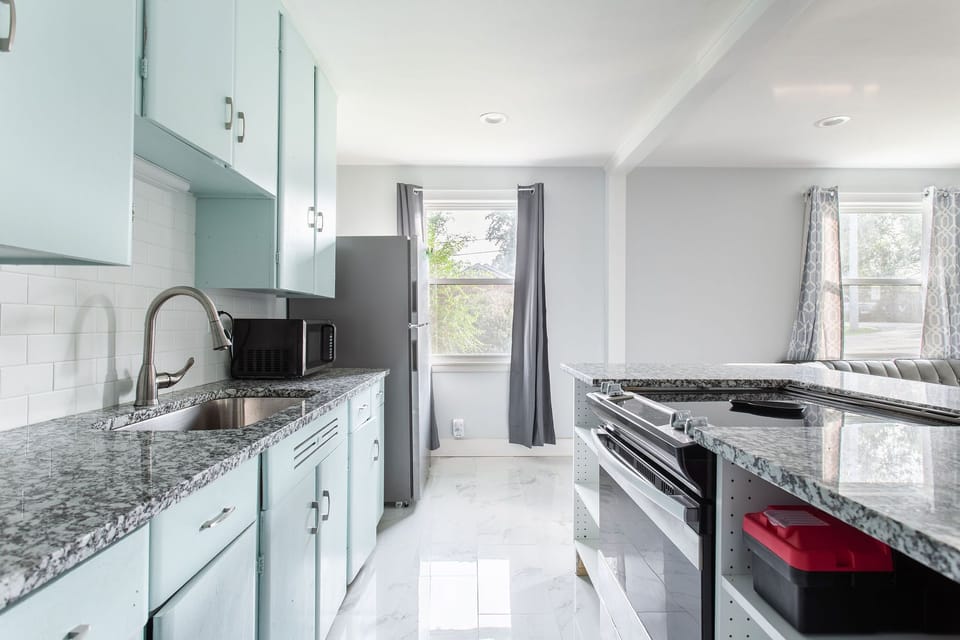 Enjoy your fully stocked kitchen