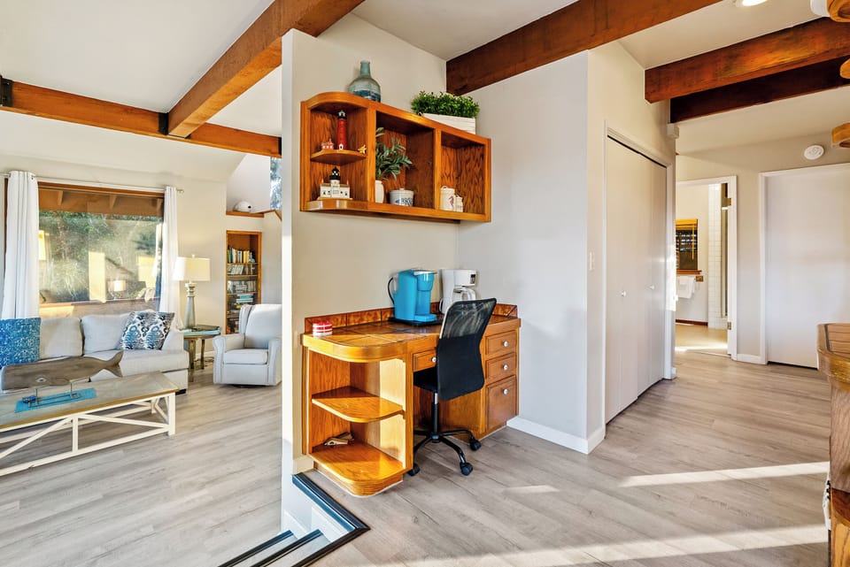 Desk off of Kitchen