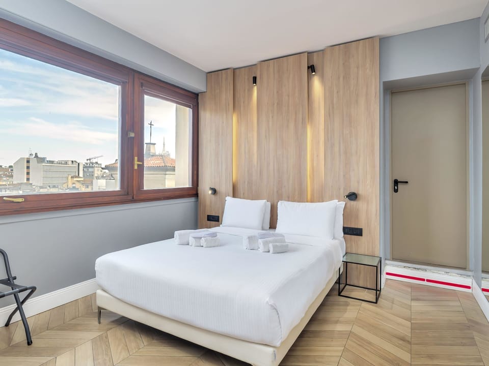 Standard Double Room, Non Smoking, Terrace | In-room safe, desk, laptop workspace, soundproofing