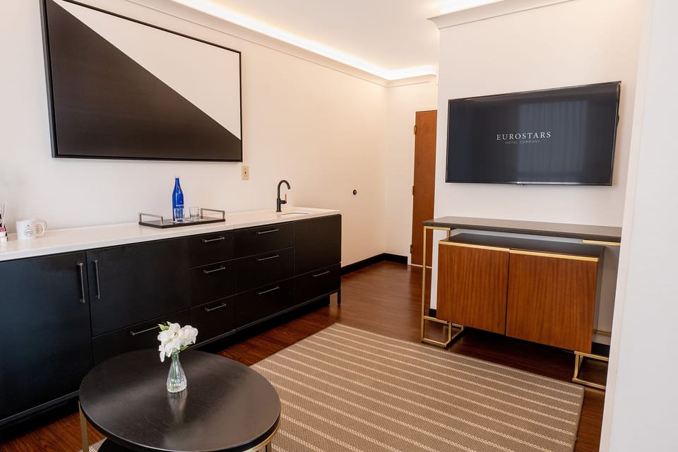 LCD TV, pay movies