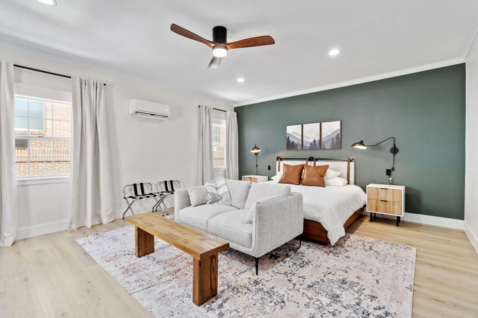 Luxury Studio Suite | Premium bedding, memory foam beds, laptop workspace, blackout drapes