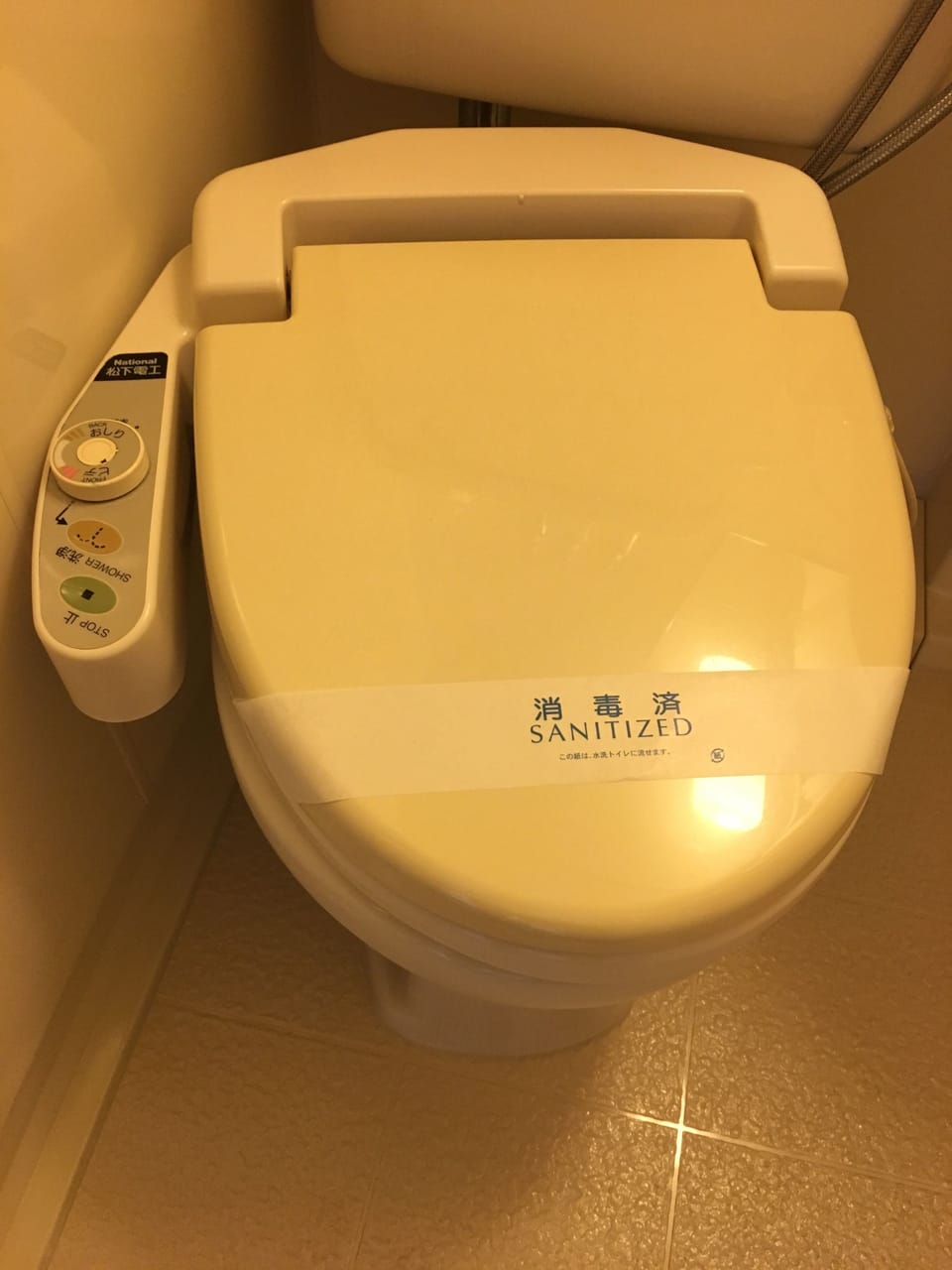Hair dryer, slippers, electronic bidet, towels