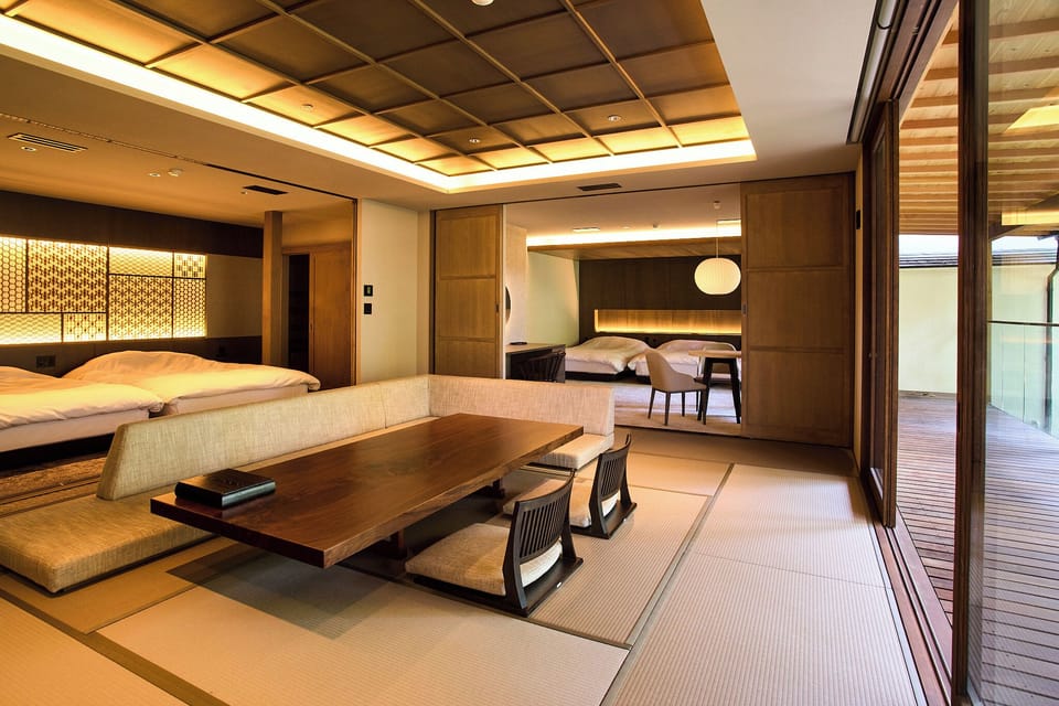 Japanese-Western style Two Bedroom with Private Bathroom Non Smoking | Free minibar, in-room safe, iron/ironing board, free WiFi