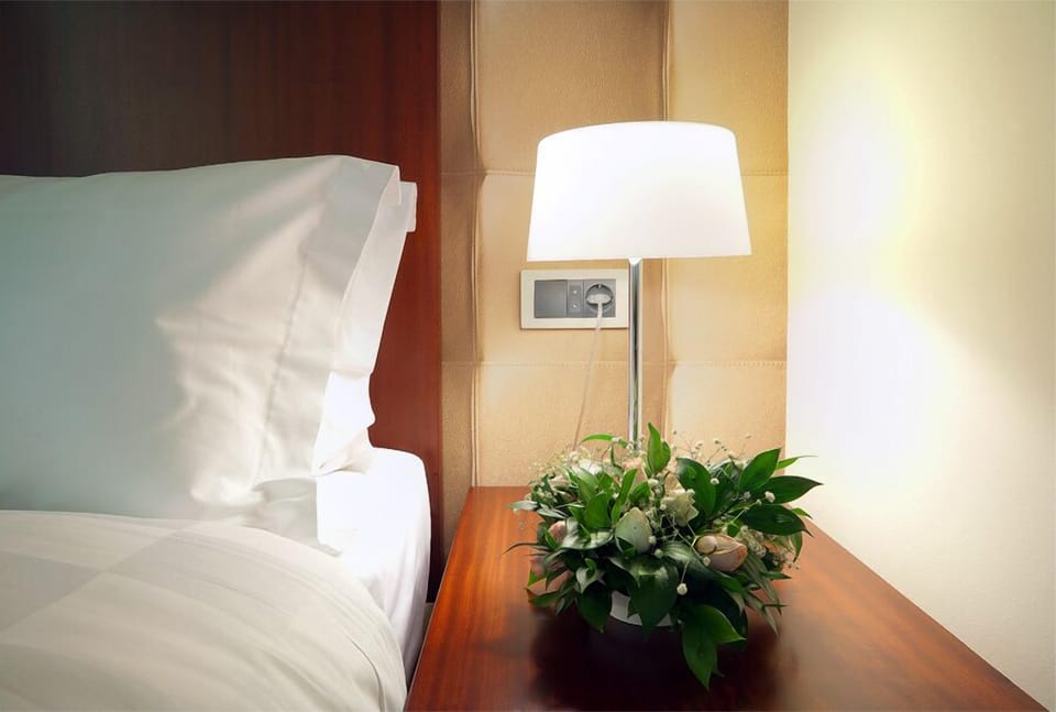 Down comforters, memory foam beds, minibar, in-room safe