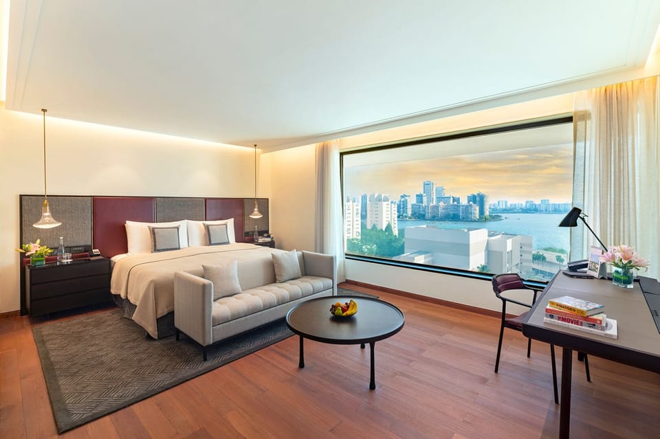 Luxury Bay View Rooms | Egyptian cotton sheets, premium bedding, minibar, in-room safe