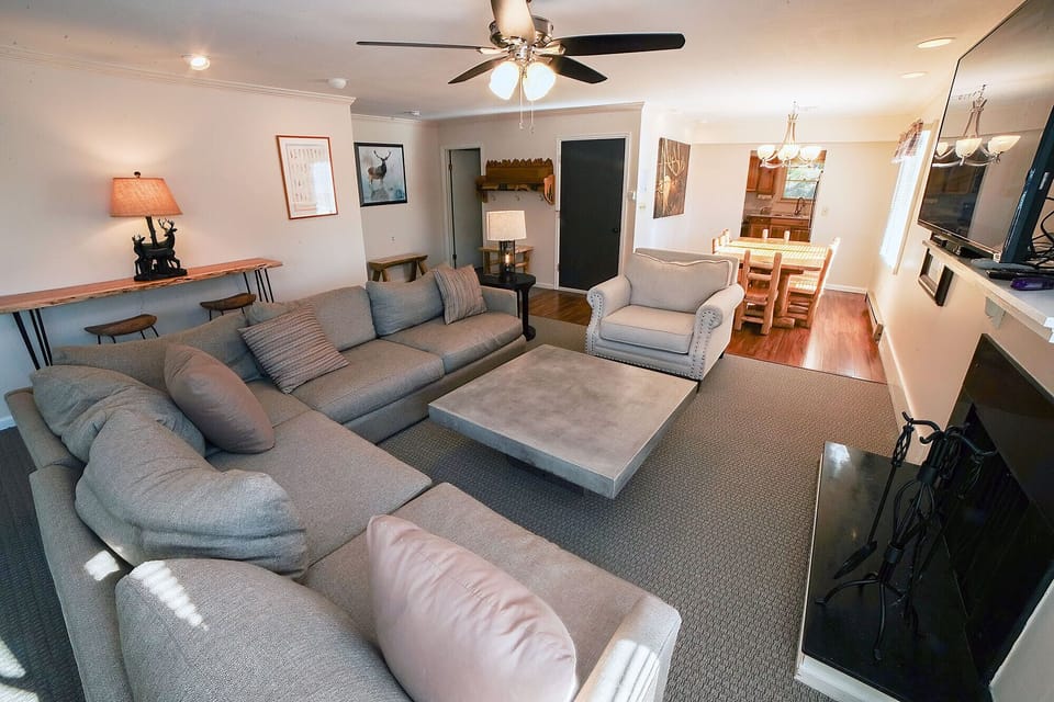 Living Room with Gas Fireplace