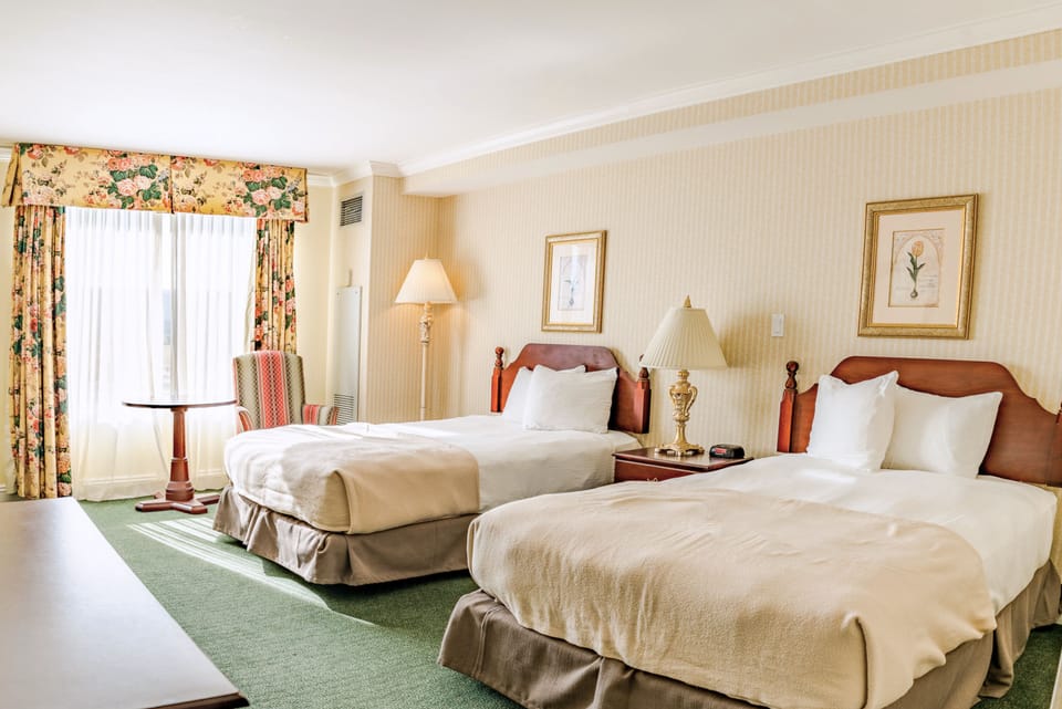 Deluxe Double Room, 2 Double Beds | Premium bedding, Select Comfort beds, desk, blackout drapes