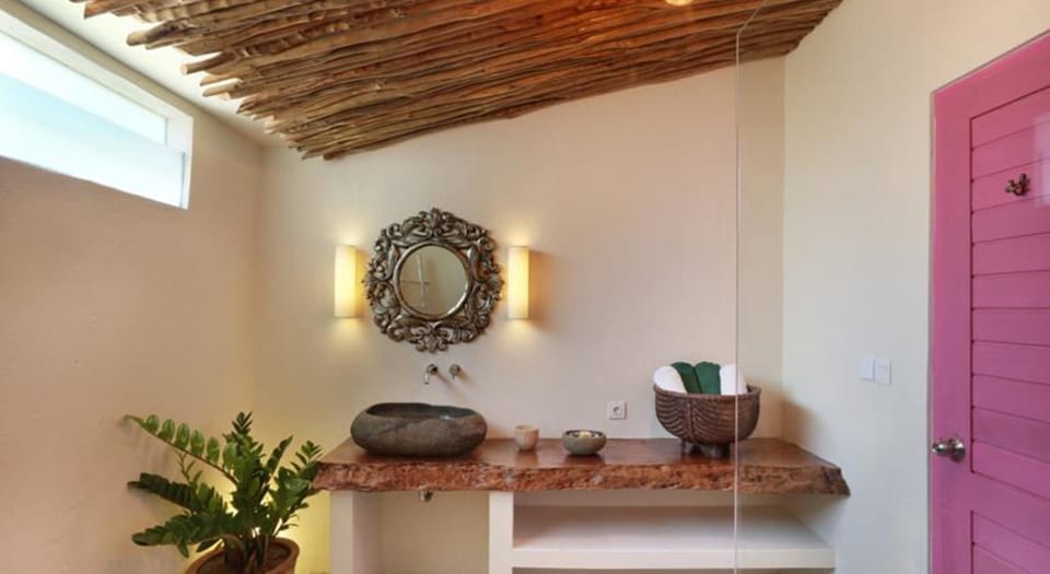 Grande Garden View - for Cool Adults Only | Bathroom | Shower, hair dryer, bidet, towels
