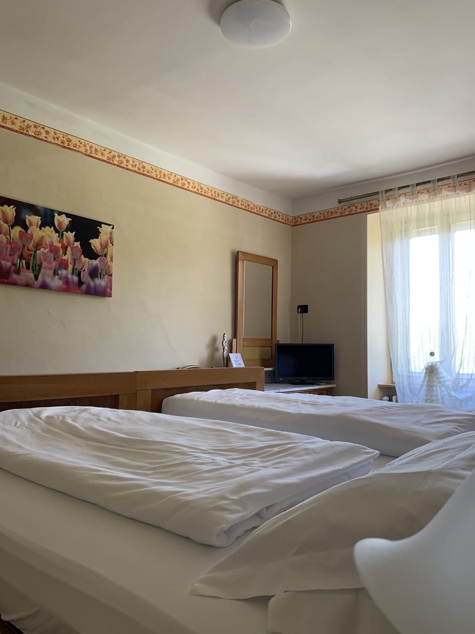 Standard Double Room | Down comforters, in-room safe, desk, soundproofing