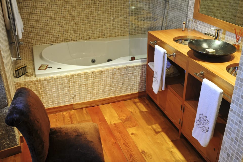 Premium Suite | Bathroom | Shower, free toiletries, hair dryer, bathrobes