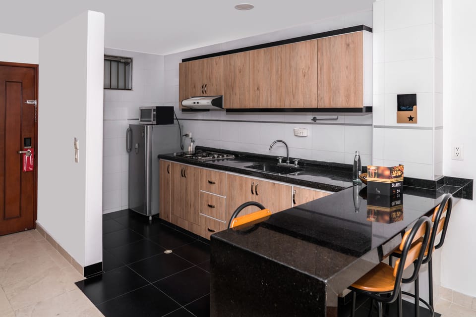 Family Apartment, 2 Bedrooms | Private kitchen | Mini-fridge