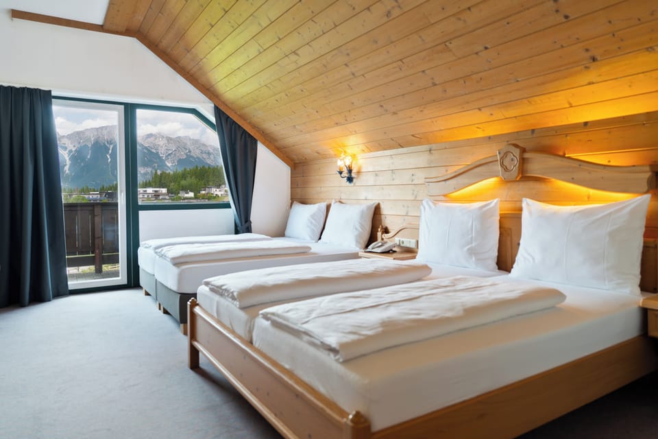 Standard Quadruple Room, Balcony, Mountain View | Individually decorated, individually furnished, soundproofing, free WiFi