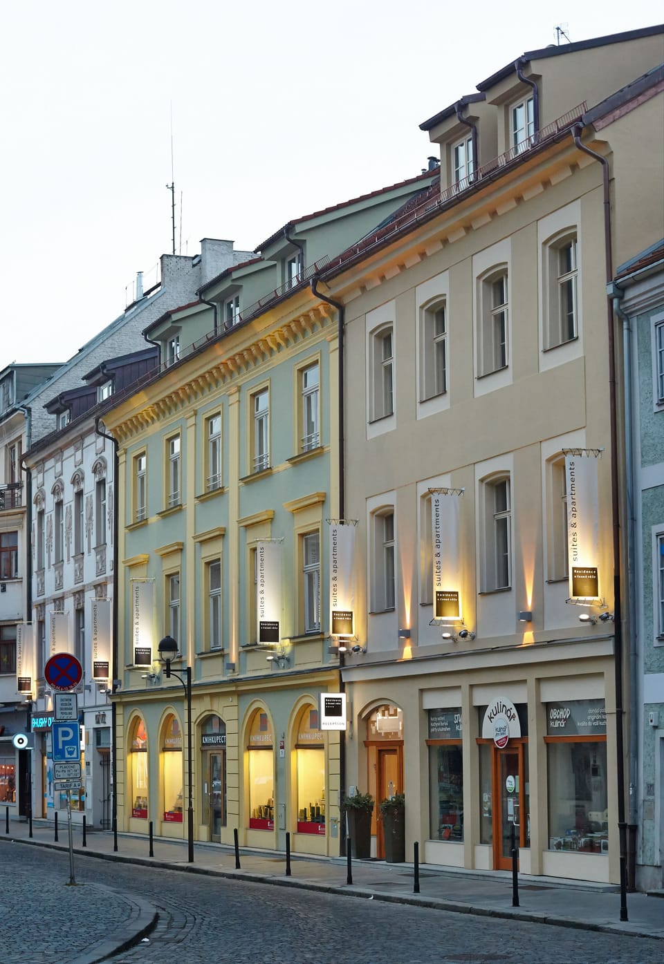 Front of property - evening/night