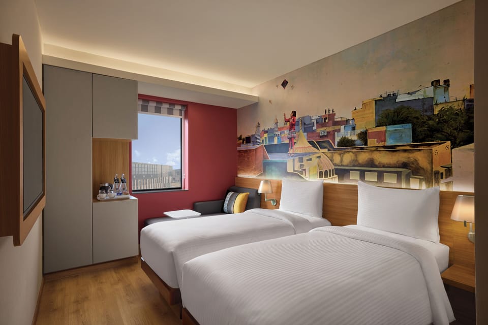 Deluxe Room, 2 Twin Beds | Memory foam beds, minibar, in-room safe, desk