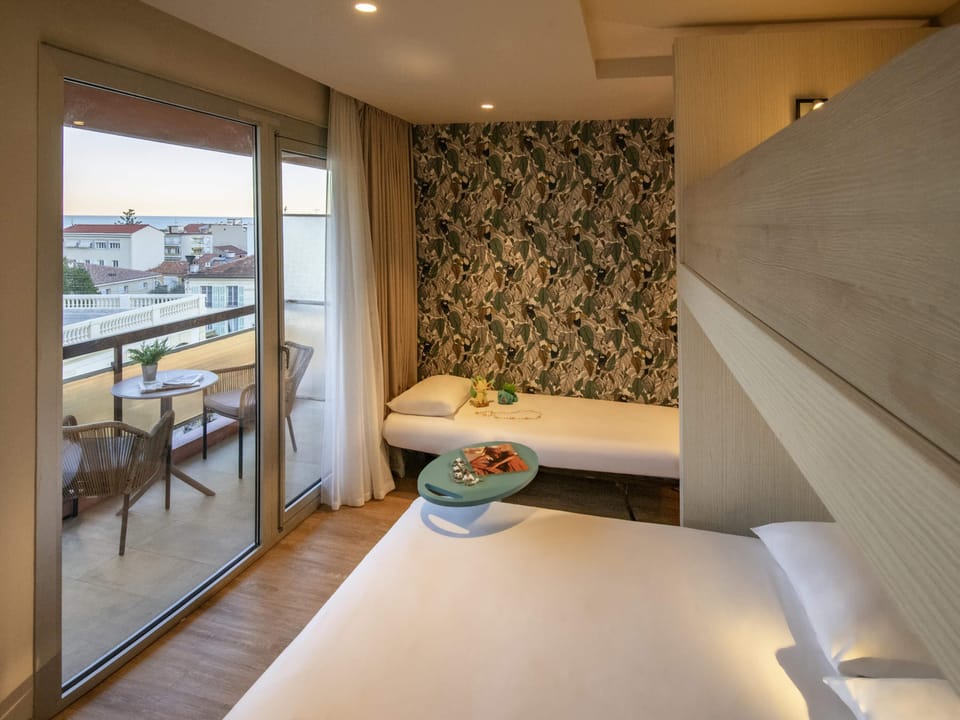 In-room safe, desk, iron/ironing board, free cribs/infant beds