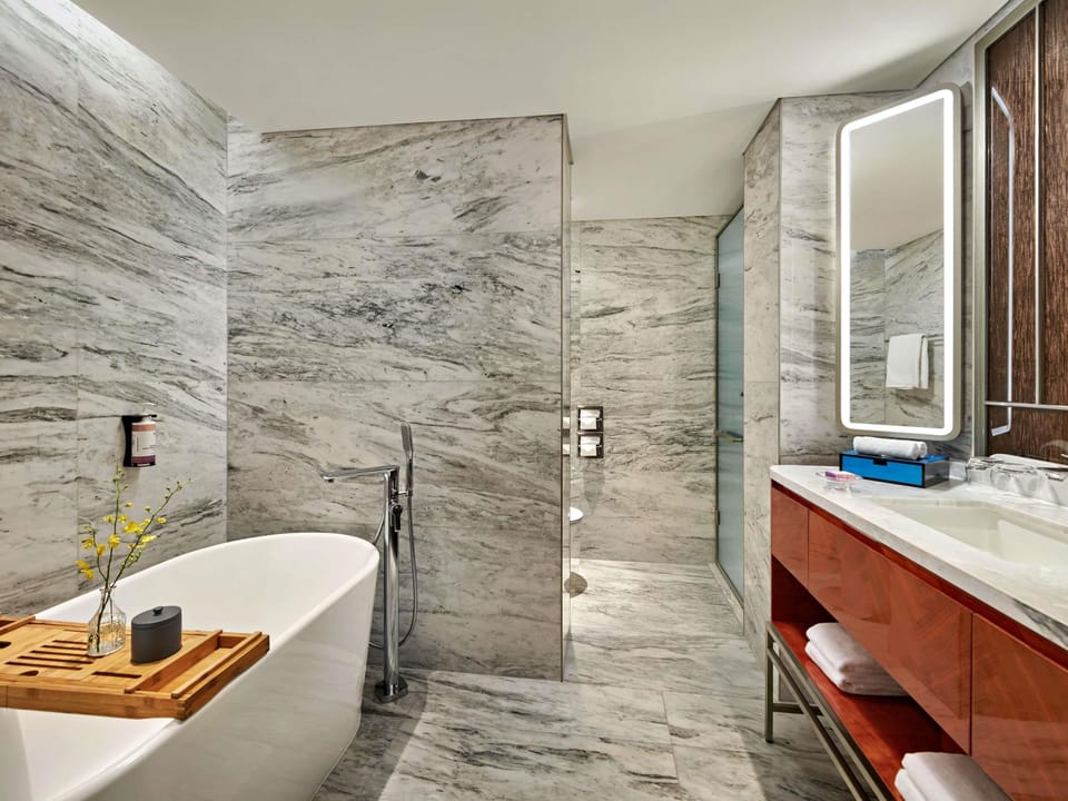 Deluxe Room, 1 King Bed (Complimentary Daily Chocolate Hour) | Minibar, in-room safe, desk, laptop workspace