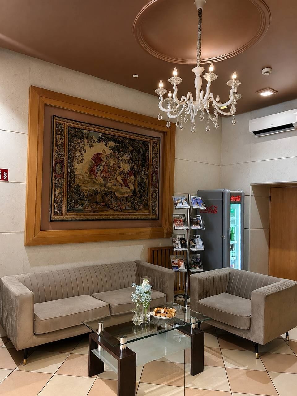 Lobby sitting area