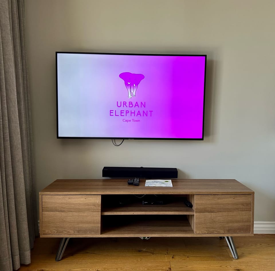 Apartment 317 | Living area | 50-inch Smart TV with digital channels, TV, Netflix