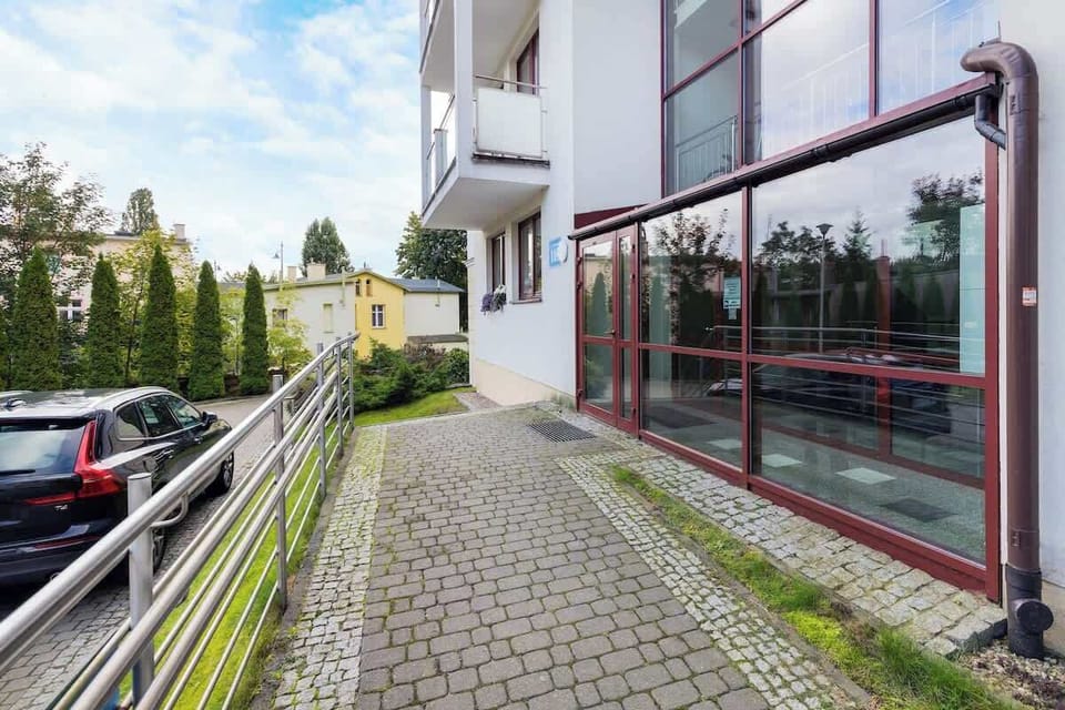 Entrance to the building. 
