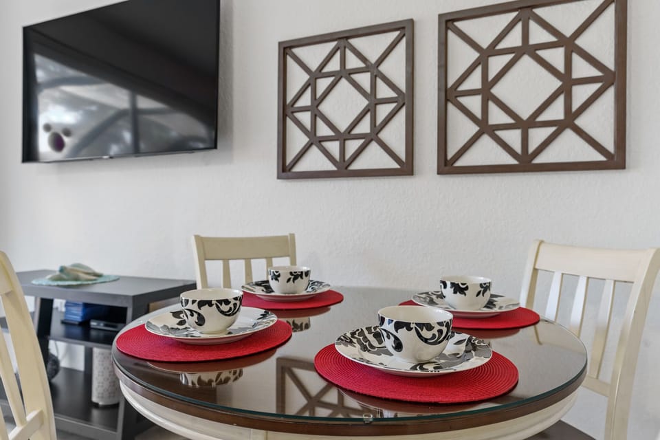 Modern decor for the family living room.