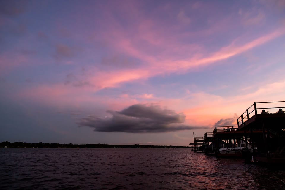 Sunset on the lake