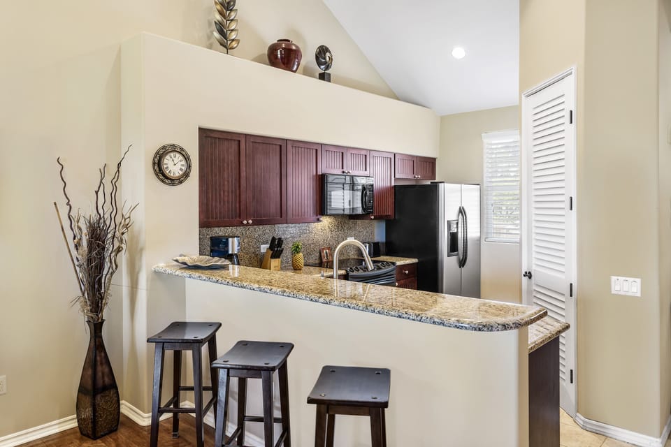 Bar Seating at the Full Kitchen