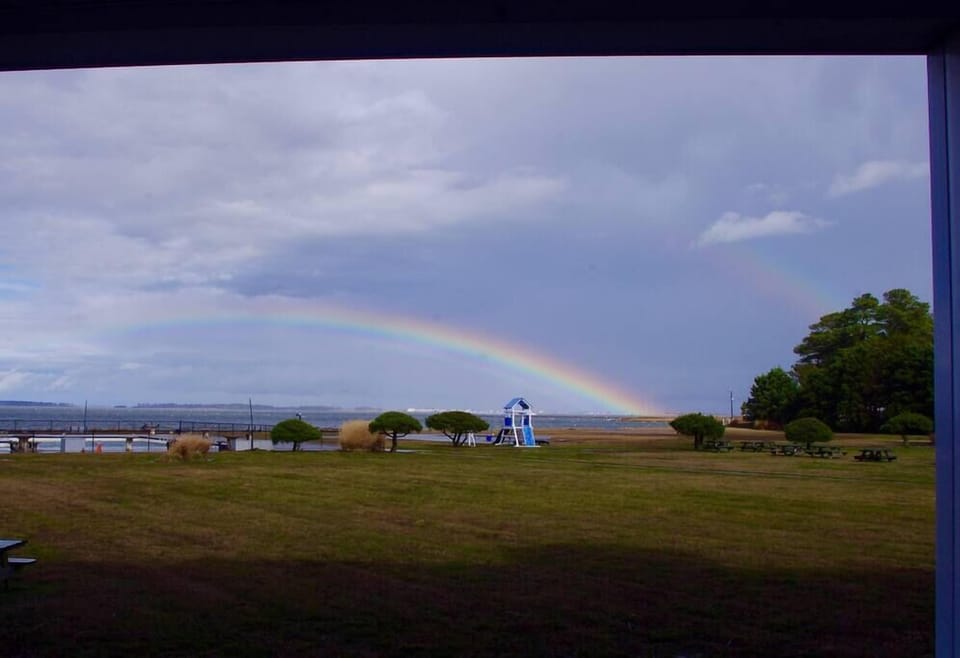 Rainbow from the porch