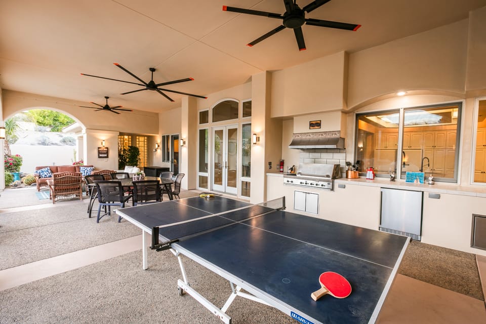 Who's got game? Tons of family fun! Ping pong!