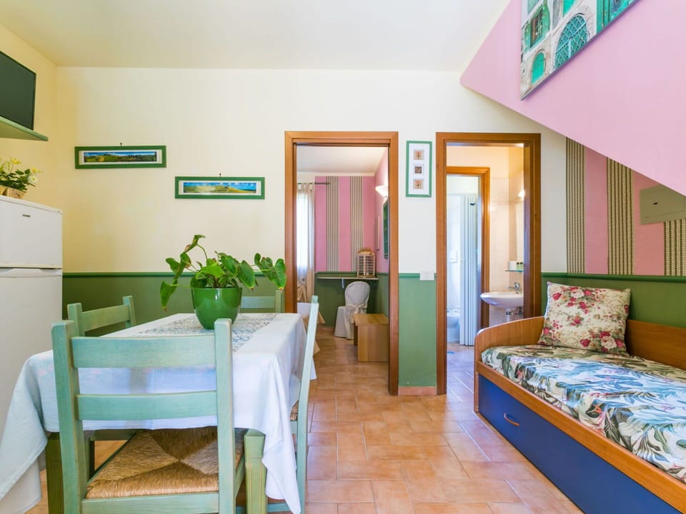 Furniture, Green, Plant, Blue, Azure, Wood, Building, Door, Table