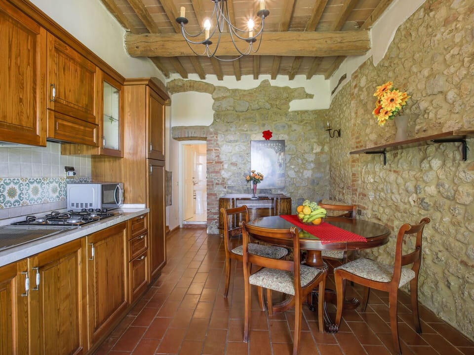 Furniture, Interior Design, Flooring, Countertop, Table, Kitchen & Dining Room Table, Cabinetry, Floor, Ceiling, Kitchen