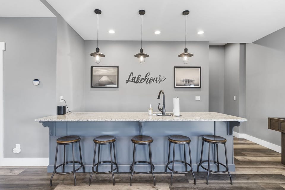 bar seating downstairs